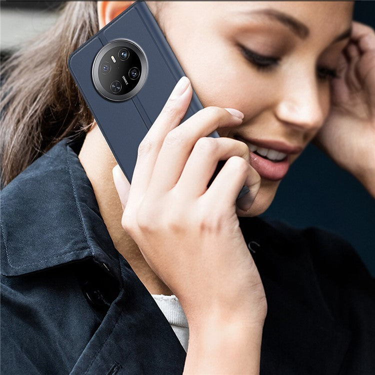 For Huawei Mate 70 Case PU Leather Phone Cover with Card Holder Stand Magnetic Closur - TechGearPal