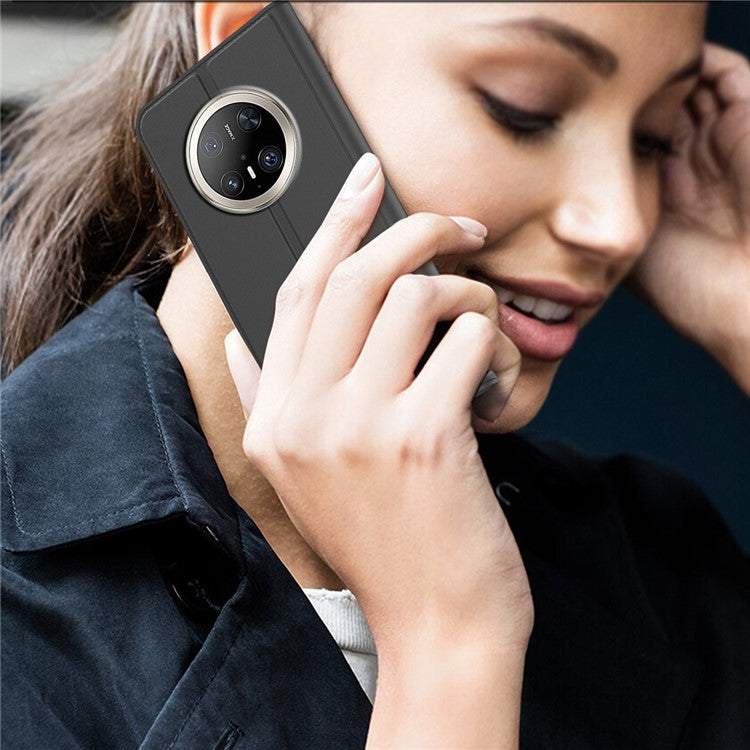 For Huawei Mate 70 Pro / 70 Pro+ Case PU Leather Phone Cover with Card Holder Stand Magnetic Closur - TechGearPal