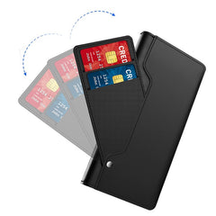 For Huawei Mate 70 Pro / 70 Pro+ Case Stand PU Leather Phone Cover Card Holder Mirro - TechGearPal