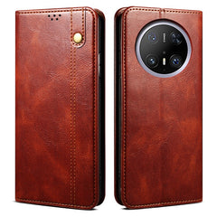 For Huawei Mate 70 Pro / Mate 70 Pro+ Case Crazy Horse Texture Waxy Leather Wallet Stand Phone Cove - TechGearPal