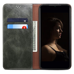 For Huawei Mate 70 Case Crazy Horse Texture Waxy Leather Wallet Stand Phone Cove - TechGearPal