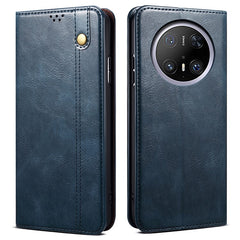 For Huawei Mate 70 Case Crazy Horse Texture Waxy Leather Wallet Stand Phone Cove - TechGearPal