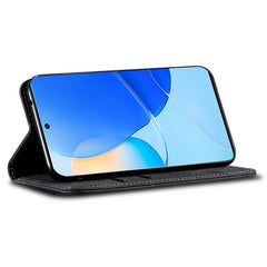 For Huawei Mate 70 Case Jeans Cloth Texture Anti-Scratch Leather Stand Phone Cove - TechGearPal