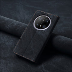 For Huawei Mate 70 Case Jeans Cloth Texture Anti-Scratch Leather Stand Phone Cove - TechGearPal