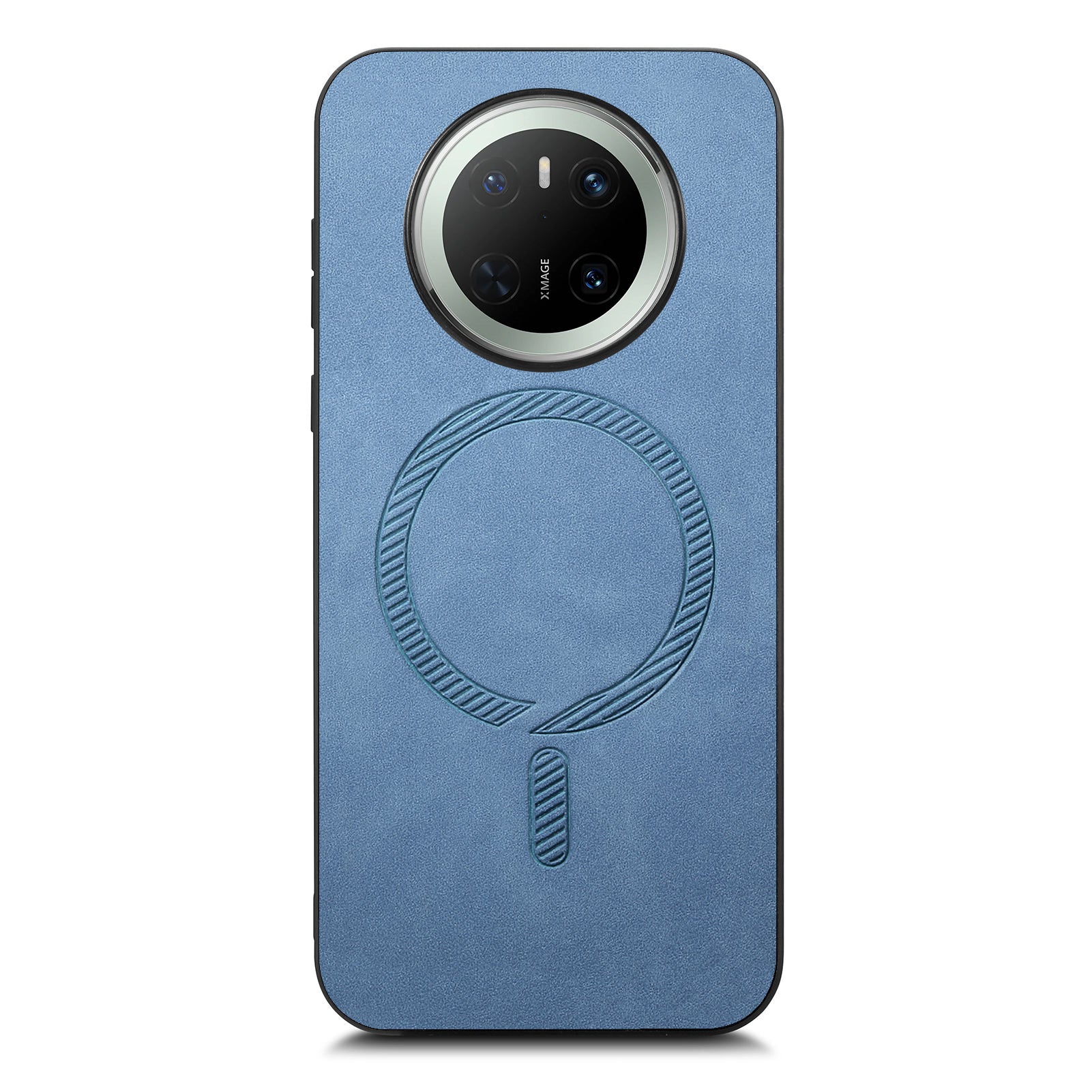 For Huawei Mate 70 Leather Back Case Compatible with MagSafe Skin-touch Phone Cove - TechGearPal