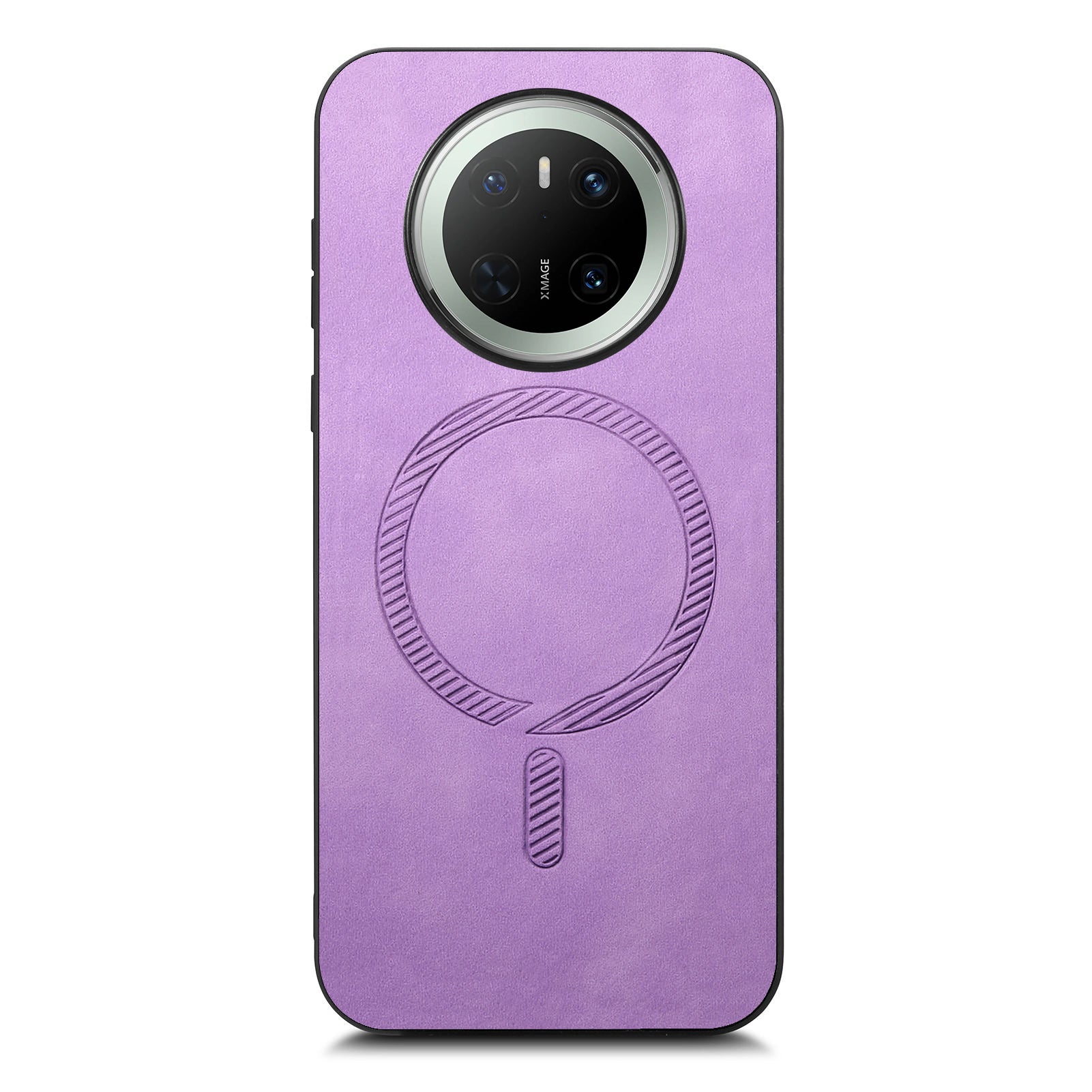 For Huawei Mate 70 Leather Back Case Compatible with MagSafe Skin-touch Phone Cove - TechGearPal