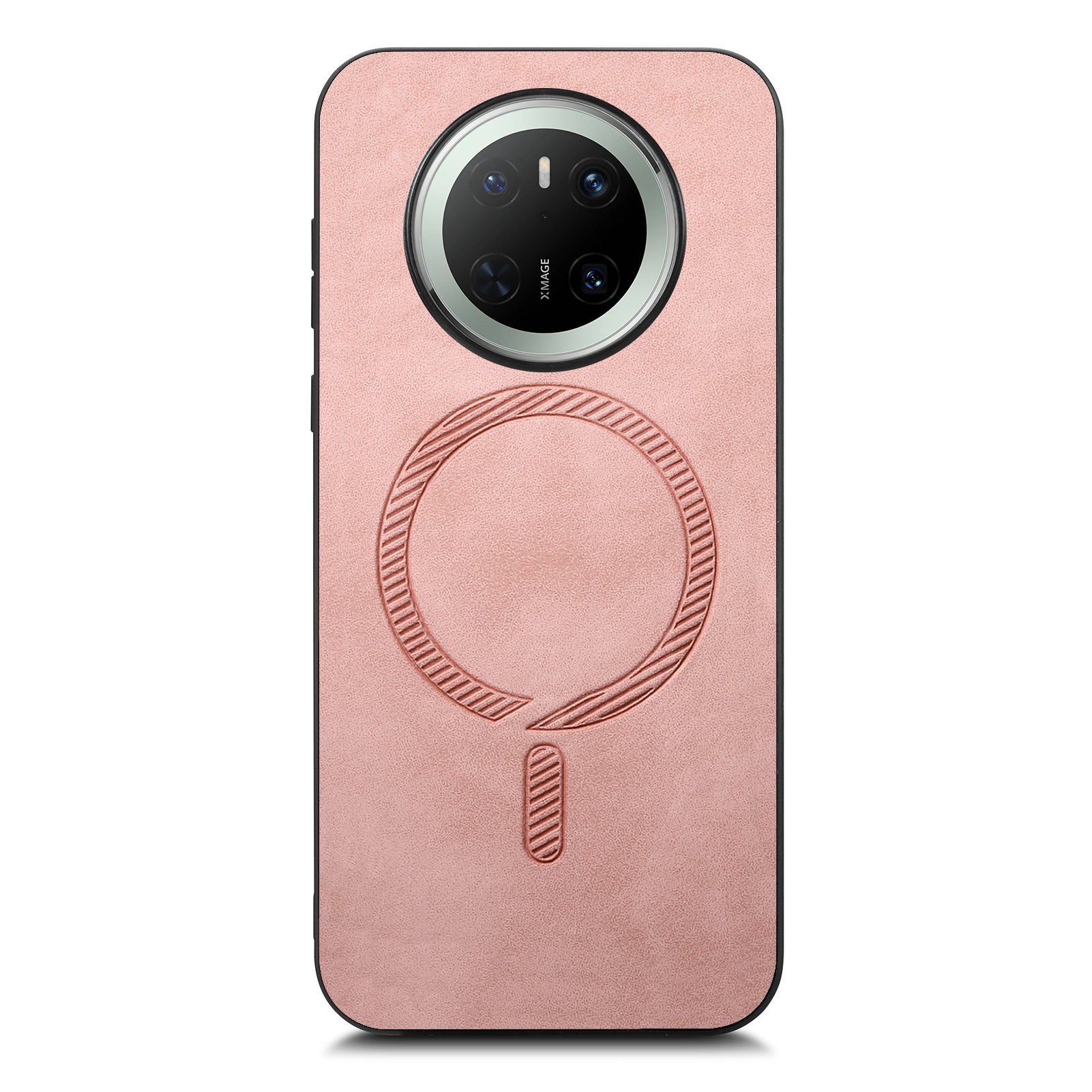 For Huawei Mate 70 Leather Back Case Compatible with MagSafe Skin-touch Phone Cove - TechGearPal