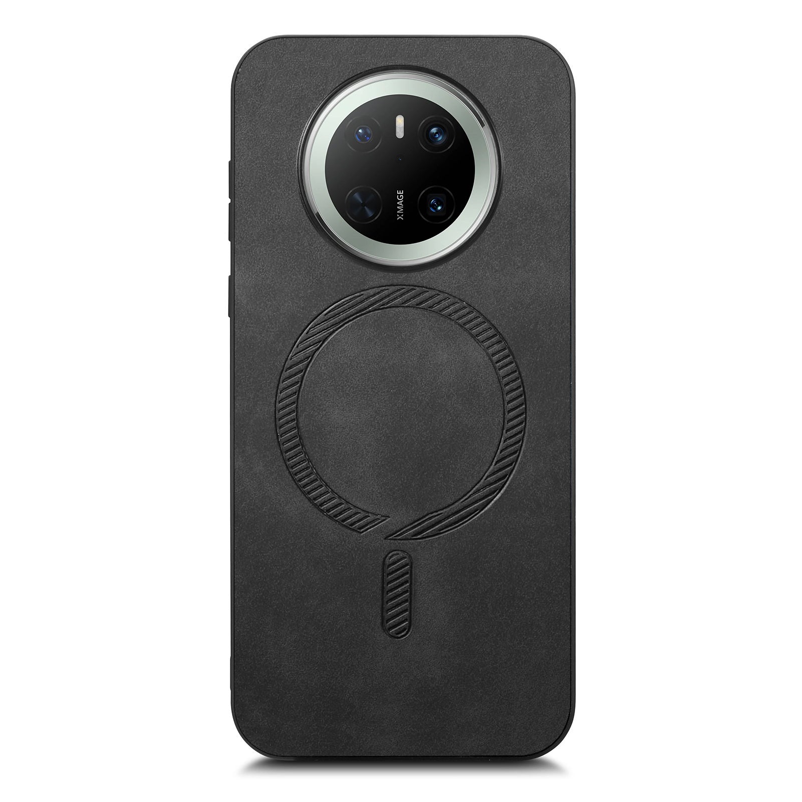 For Huawei Mate 70 Leather Back Case Compatible with MagSafe Skin-touch Phone Cove - TechGearPal