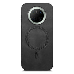 For Huawei Mate 70 Leather Back Case Compatible with MagSafe Skin-touch Phone Cove - TechGearPal