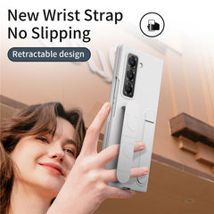 Kickstand Wristband Phone Case for Samsung Galaxy Z Fold Special / Z Fold 6 Slim / W25 PC Silicone Mobile Cove - TechGearPal