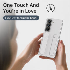Kickstand Wristband Phone Case for Samsung Galaxy Z Fold Special / Z Fold 6 Slim / W25 PC Silicone Mobile Cove - TechGearPal