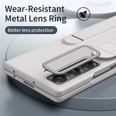 Kickstand Wristband Phone Case for Samsung Galaxy Z Fold Special / Z Fold 6 Slim / W25 PC Silicone Mobile Cove - TechGearPal