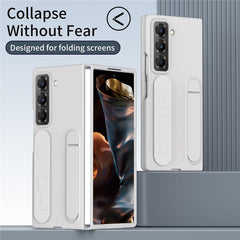 Kickstand Wristband Phone Case for Samsung Galaxy Z Fold Special / Z Fold 6 Slim / W25 PC Silicone Mobile Cove - TechGearPal