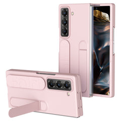 Kickstand Wristband Phone Case for Samsung Galaxy Z Fold Special / Z Fold 6 Slim / W25 PC Silicone Mobile Cove - TechGearPal