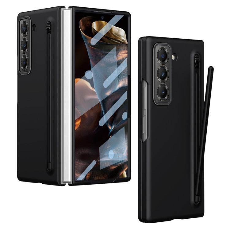 PC Phone Case for Samsung Galaxy Z Fold Special / Z Fold 6 Slim / W25 Mobile Cover with Tempered Glass Film and Stylus - TechGearPal