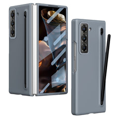 PC Phone Case for Samsung Galaxy Z Fold Special / Z Fold 6 Slim / W25 Mobile Cover with Tempered Glass Film and Stylus - TechGearPal