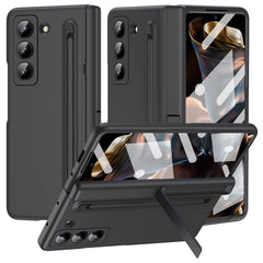 Kickstand Phone Case for Samsung Galaxy Z Fold Special / Z Fold 6 Slim / W25 PC Back Cover with Stylus and Tempered Glass Fil - TechGearPal