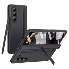 Kickstand Phone Case for Samsung Galaxy Z Fold Special / Z Fold 6 Slim / W25 PC Back Cover with Stylus and Tempered Glass Fil - TechGearPal