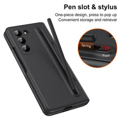 Kickstand Phone Case for Samsung Galaxy Z Fold Special / Z Fold 6 Slim / W25 PC Back Cover with Stylus and Tempered Glass Fil - TechGearPal