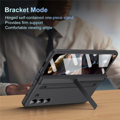 Kickstand Phone Case for Samsung Galaxy Z Fold Special / Z Fold 6 Slim / W25 PC Back Cover with Stylus and Tempered Glass Fil - TechGearPal