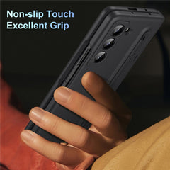 Kickstand Phone Case for Samsung Galaxy Z Fold Special / Z Fold 6 Slim / W25 PC Back Cover with Stylus and Tempered Glass Fil - TechGearPal