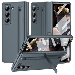 Kickstand Phone Case for Samsung Galaxy Z Fold Special / Z Fold 6 Slim / W25 PC Back Cover with Stylus and Tempered Glass Fil - TechGearPal