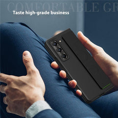 Wristband Phone Case for Samsung Galaxy Z Fold Special / Z Fold 6 Slim / W25 Rubberized Hard PC Mobile Cove - TechGearPal