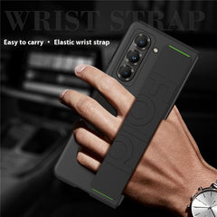 Wristband Phone Case for Samsung Galaxy Z Fold Special / Z Fold 6 Slim / W25 Rubberized Hard PC Mobile Cove - TechGearPal