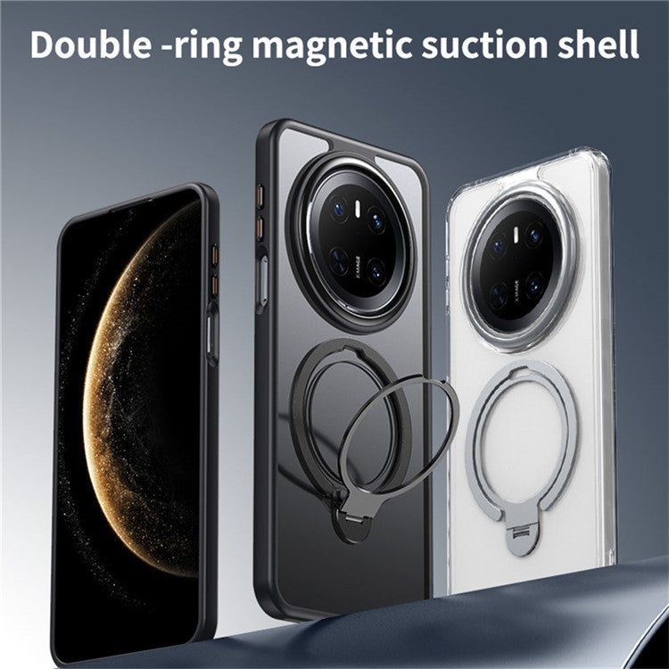 For Huawei Mate 70 Phone Case Compatible with MagSafe Kickstand Matte Back Cove - TechGearPal