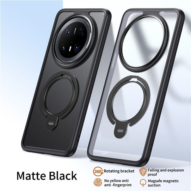For Huawei Mate 70 Pro+  /  Mate 70 Pro Phone Case Compatible with MagSafe Kickstand Matte Back Cove - TechGearPal