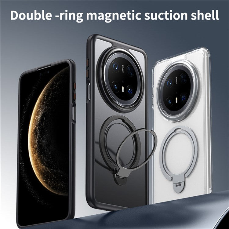 For Huawei Mate 70 Pro+  /  Mate 70 Pro Phone Case Compatible with MagSafe Kickstand Matte Back Cove - TechGearPal