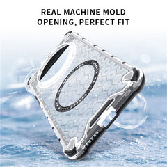 For Huawei Mate 70 Case Compatible with MagSafe Honeycomb Design TPU + PC Phone Cove - TechGearPal