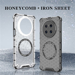 For Huawei Mate 70 Case Compatible with MagSafe Honeycomb Design TPU + PC Phone Cove - TechGearPal