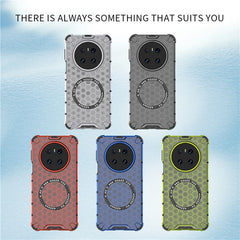 For Huawei Mate 70 Case Compatible with MagSafe Honeycomb Design TPU + PC Phone Cove - TechGearPal