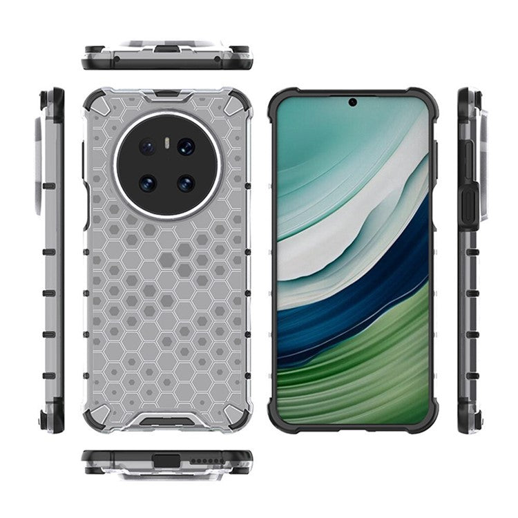 For Huawei Mate 70 Pro+  /  Mate 70 Pro Case Compatible with MagSafe Honeycomb Design TPU + PC Phone Cove - TechGearPal