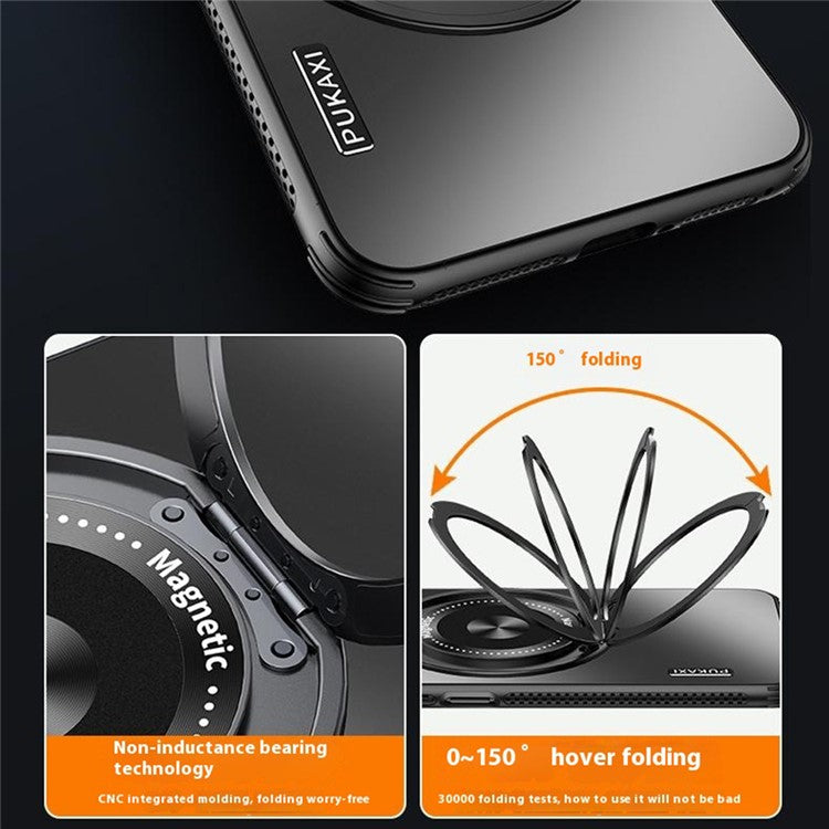 For Huawei Mate 70 Pro / Mate 70 Pro+ Case Compatible with MagSafe Kickstand TPU PC Heat Dissipation Phone Cove - TechGearPal