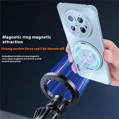 For Huawei Mate 70 Pro / Mate 70 Pro+ Case Compatible with MagSafe Kickstand TPU PC Heat Dissipation Phone Cove - TechGearPal