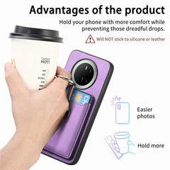 For Huawei Mate 70 Case Compatible with MagSafe Skin-Touch Cover with Card Bag Kickstan - TechGearPal
