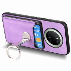 For Huawei Mate 70 Case Compatible with MagSafe Skin-Touch Cover with Card Bag Kickstan - TechGearPal