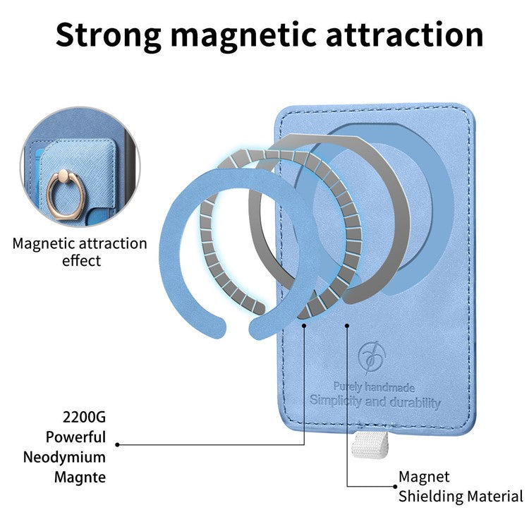 For Huawei Mate 70 Case Ring Kickstand Leather + TPU + PC Phone Cover Detachable Card Holde - TechGearPal