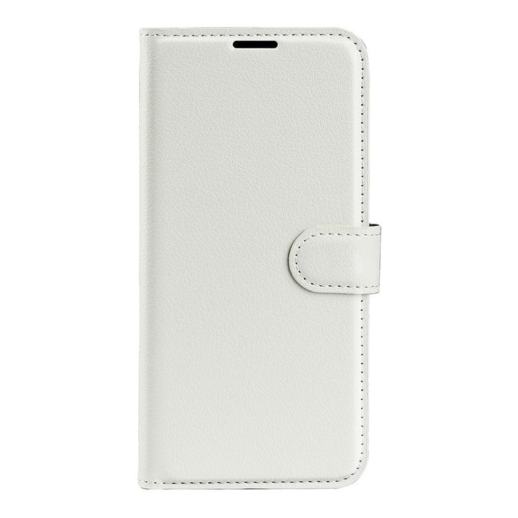For iPhone 16e Case Litchi Texture Shockproof Leather Wallet Phone Cover - TechGearPal