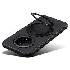 DENIOR A14 For Huawei Mate 70 Pro / Mate 70 Pro+ Magnetic Case Rotary Kickstand Leather PC TPU Phone Cove - TechGearPal