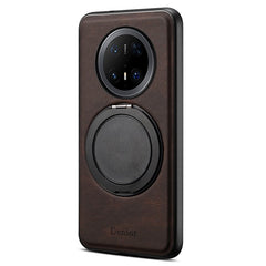 DENIOR A14 For Huawei Mate 70 Pro / Mate 70 Pro+ Magnetic Case Rotary Kickstand Leather PC TPU Phone Cove - TechGearPal