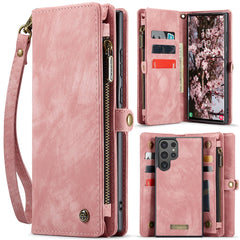 For Samsung Galaxy S25 Ultra Phone Cases CASEME Leather Cover with Detachable Wallet and Strap