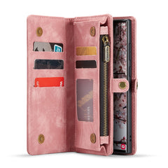 For Samsung Galaxy S25 Ultra Phone Cases CASEME Leather Cover with Detachable Wallet and Strap