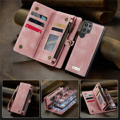 For Samsung Galaxy S25 Ultra Phone Cases CASEME Leather Cover with Detachable Wallet and Strap
