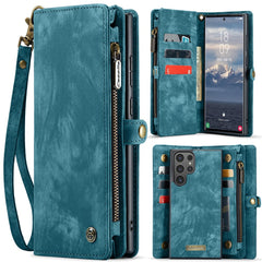 For Samsung Galaxy S25 Ultra Phone Cases CASEME Leather Cover with Detachable Wallet and Strap