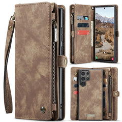 For Samsung Galaxy S25 Ultra Phone Cases CASEME Leather Cover with Detachable Wallet and Strap