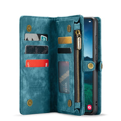 For Samsung Galaxy S25 Phone Cases CASEME Leather Cover with Detachable Wallet and Strap