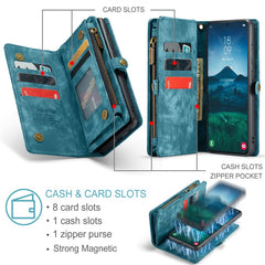 For Samsung Galaxy S25 Phone Cases CASEME Leather Cover with Detachable Wallet and Strap